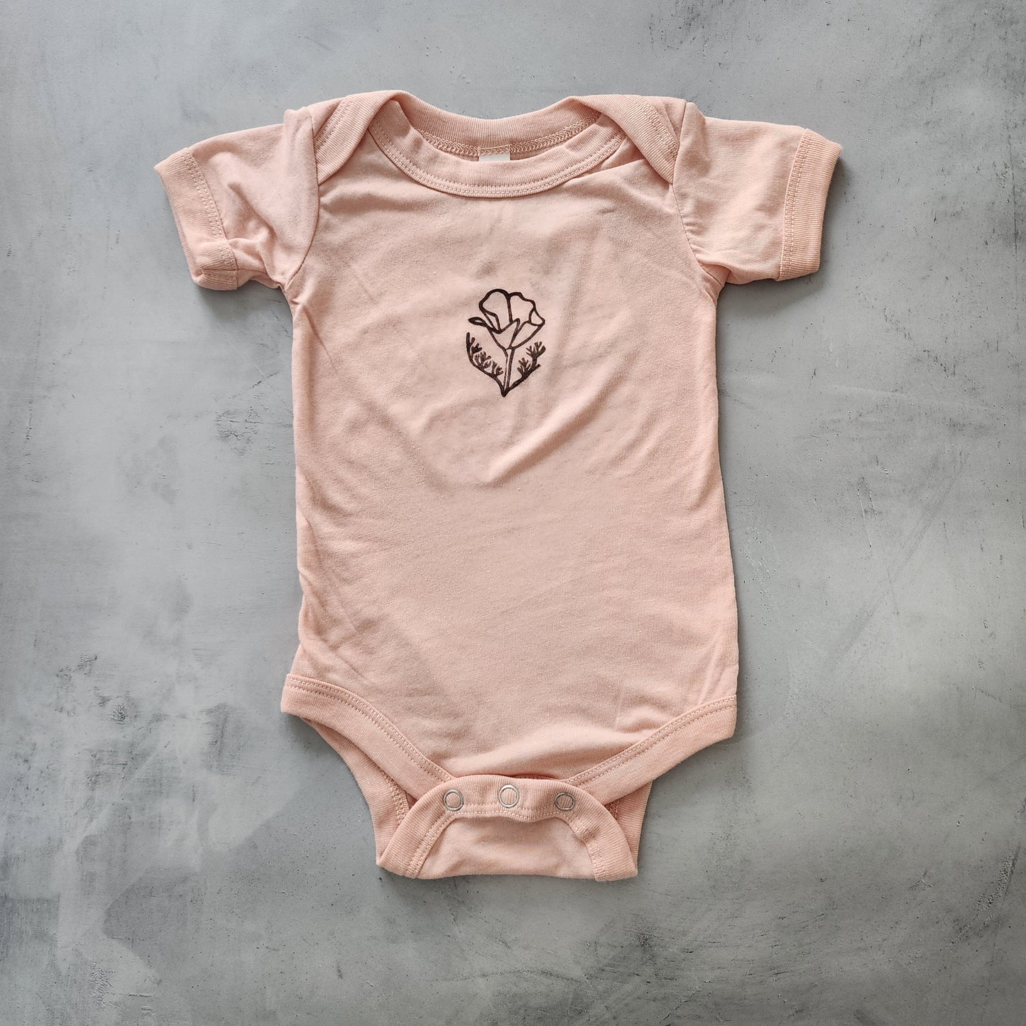 California Poppy Baby Clothes