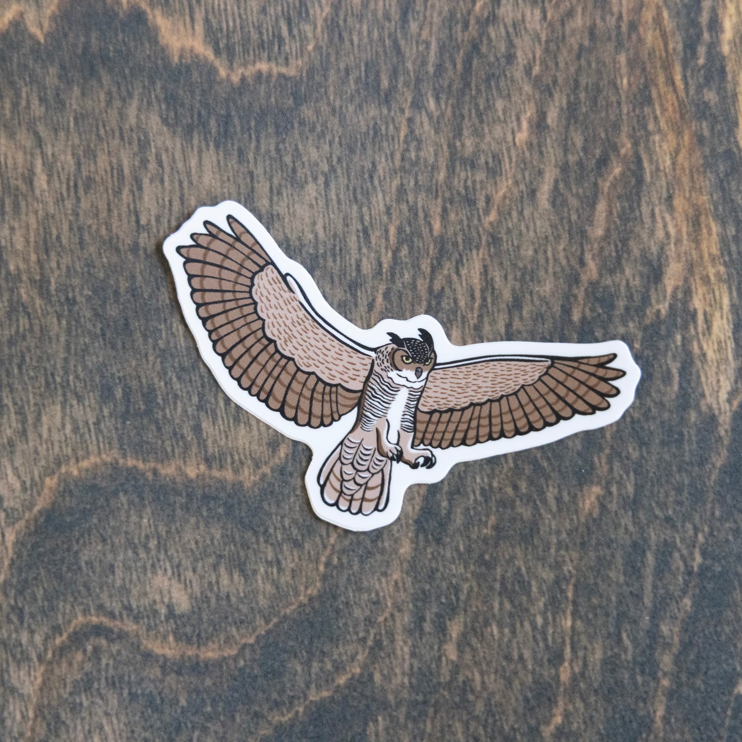Flying Owl Sticker