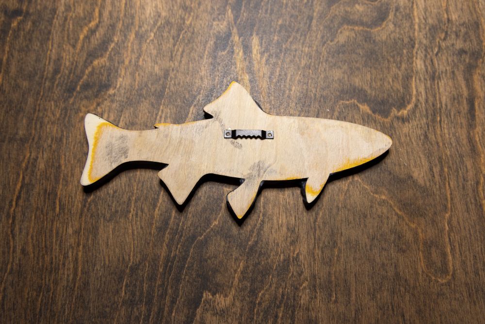 Golden Trout Mosaic Wall Hanging