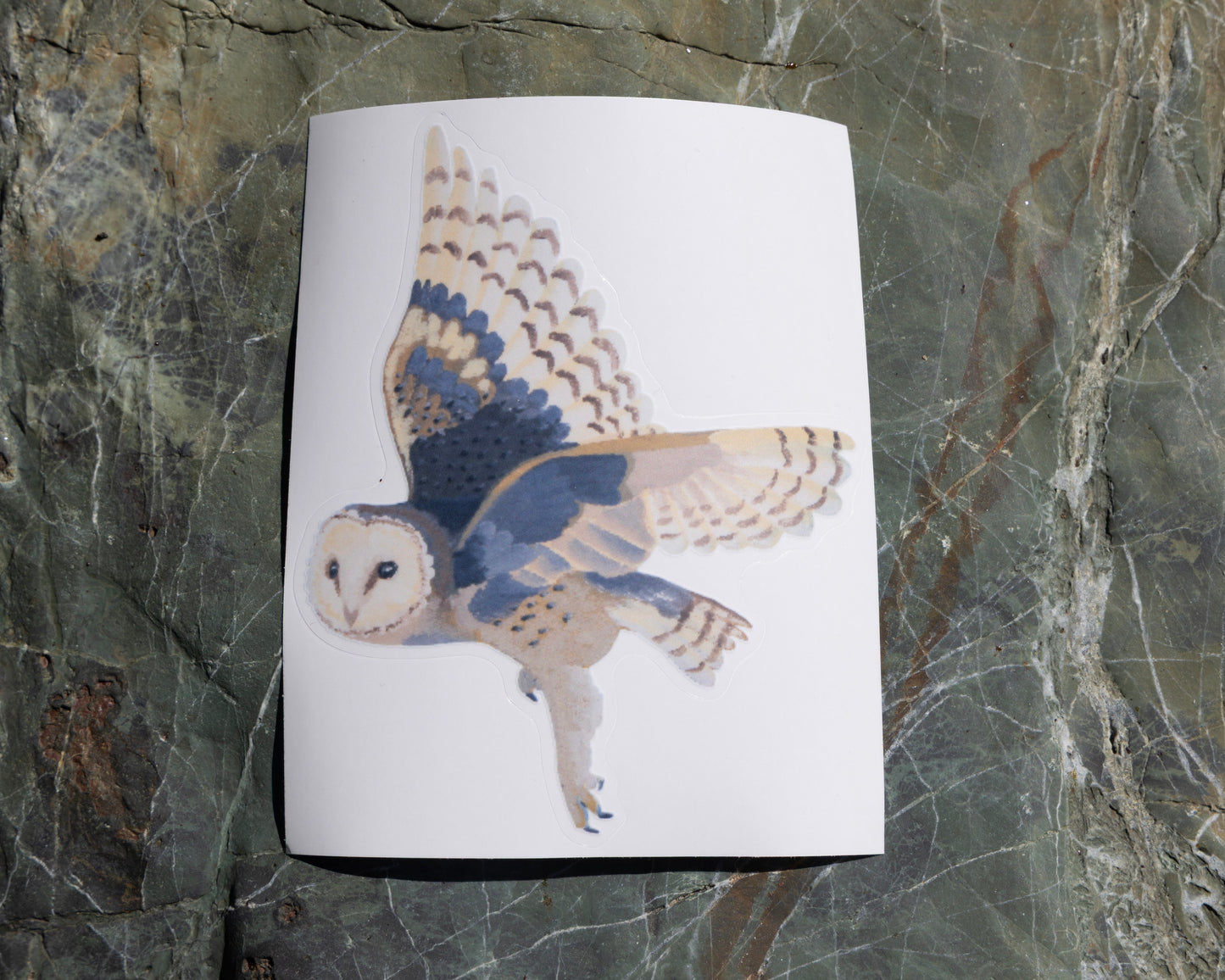 Midnight Flight Owl Car Window Decal