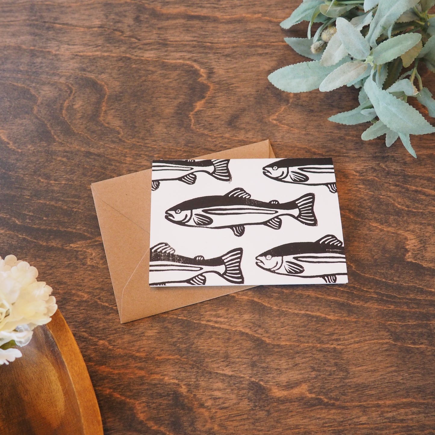 Rainbow Trout Fish Card