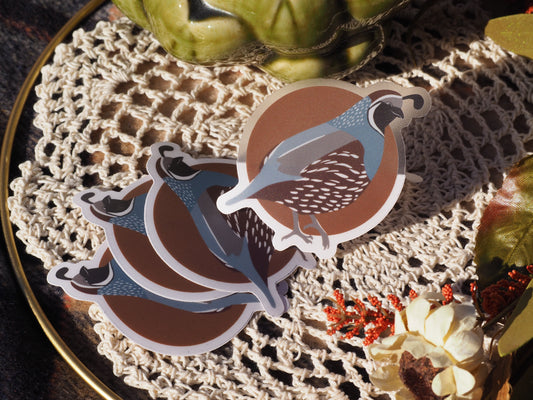 Quail Sticker