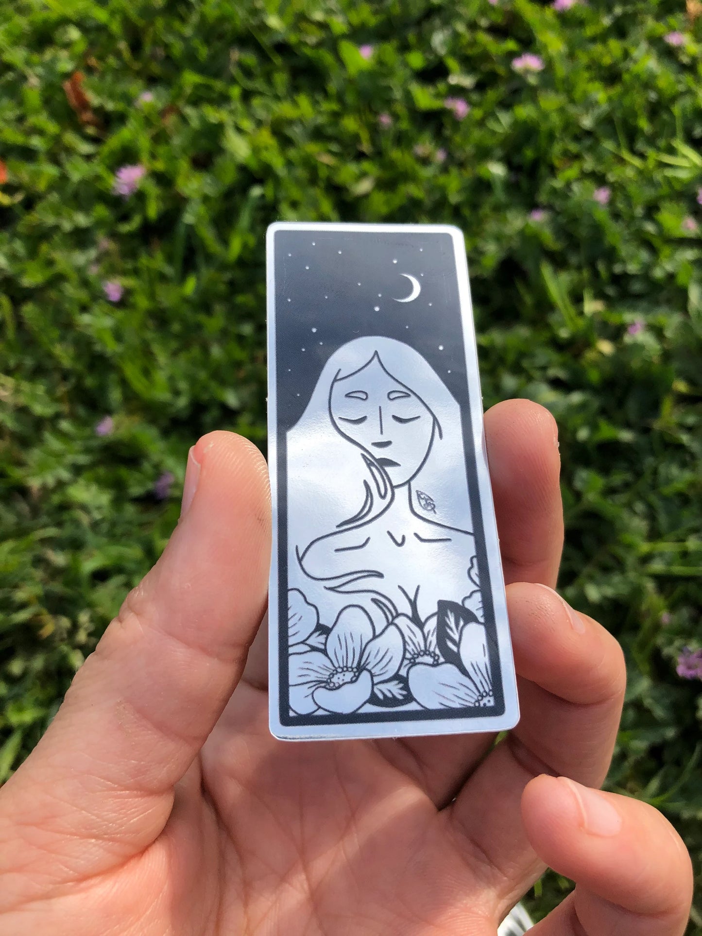 Celestial Flower Girl Sticker