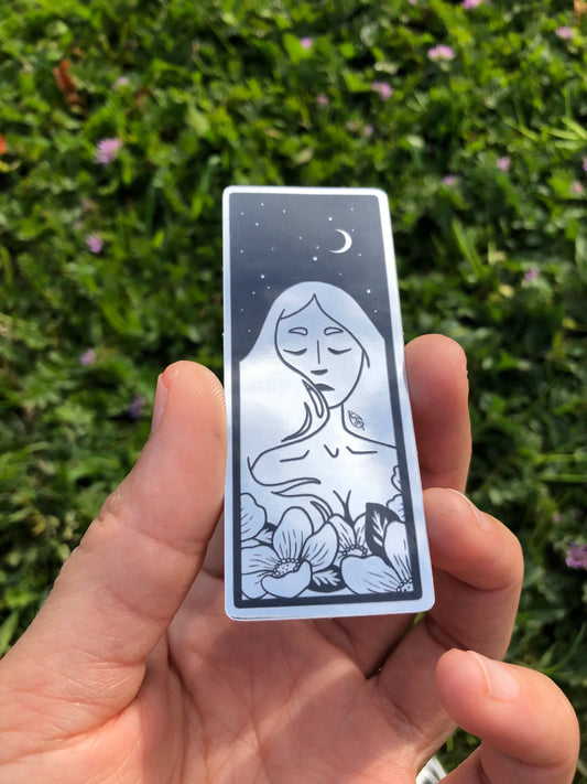 Celestial Flower Girl Sticker