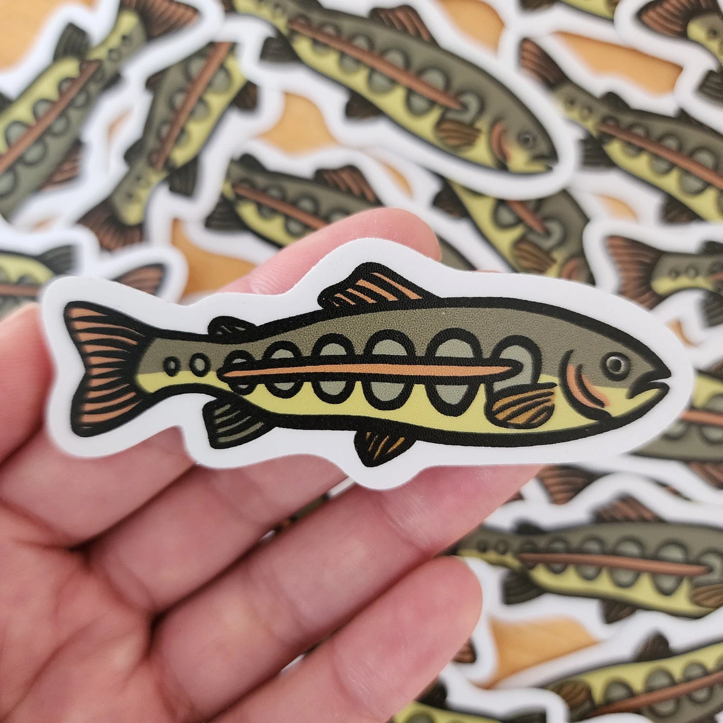 Golden Trout Sticker