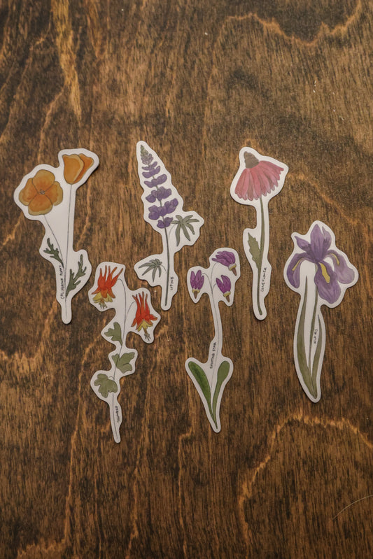 Wildflower Stickers