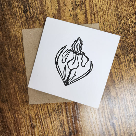 Wild Iris Card