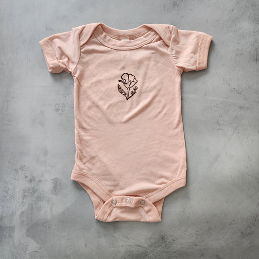 California Poppy Baby Clothes