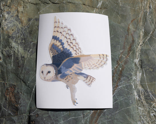Midnight Flight Owl Car Window Decal