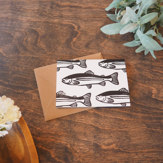 Rainbow Trout Fish Card