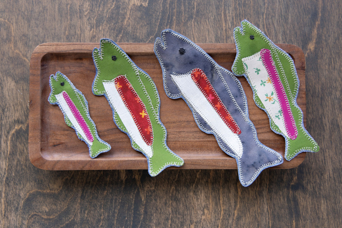 Sewn Trout Patches - Various Sizes