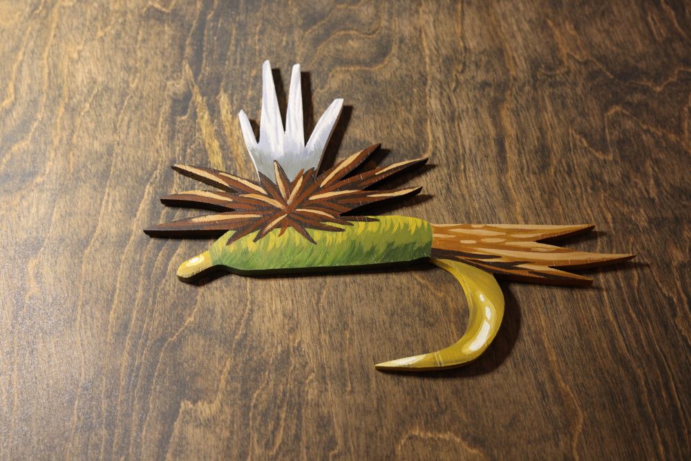 Parachute Adams Fly Lure Wall Hanging