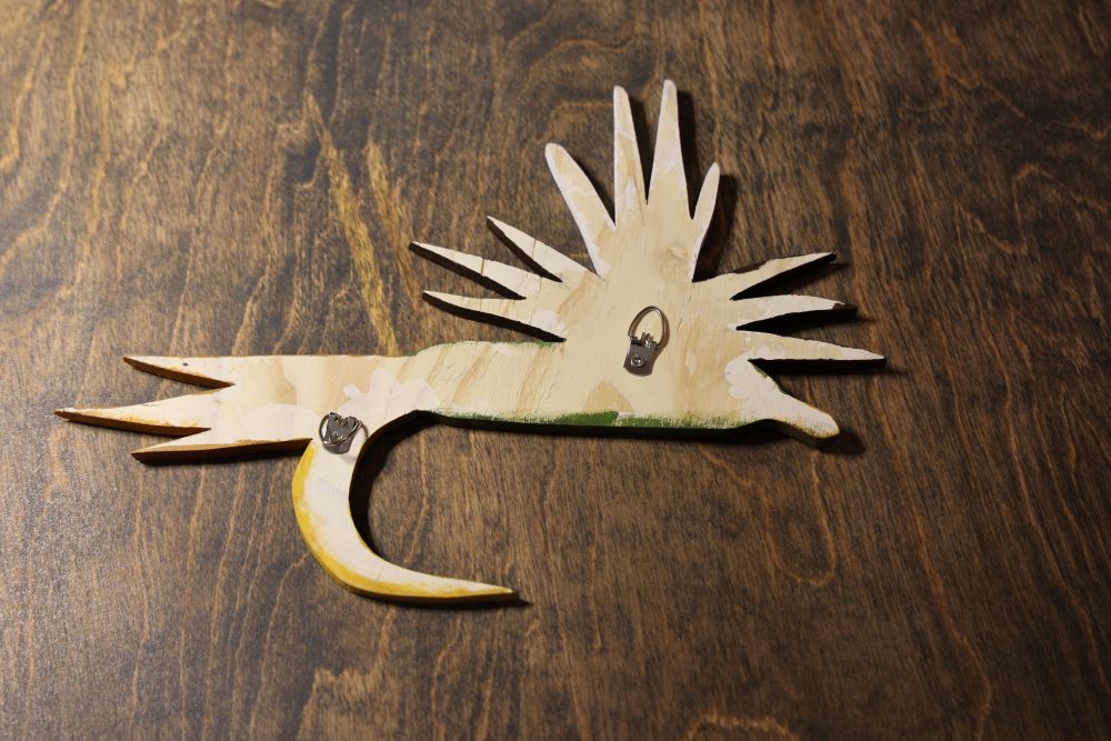 Parachute Adams Fly Lure Wall Hanging